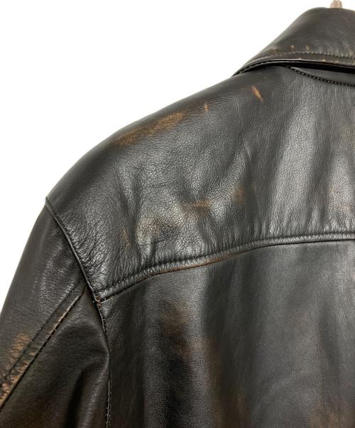 CCU（シーシーユー）CCU (シーシーユー) レザーブルゾン ブラック サイズ:２の古着・服飾アイテム