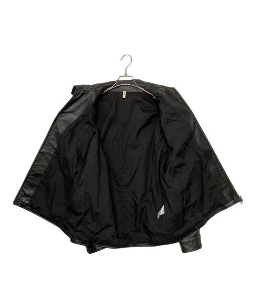 CCU（シーシーユー）CCU (シーシーユー) レザーブルゾン ブラック サイズ:２の古着・服飾アイテム