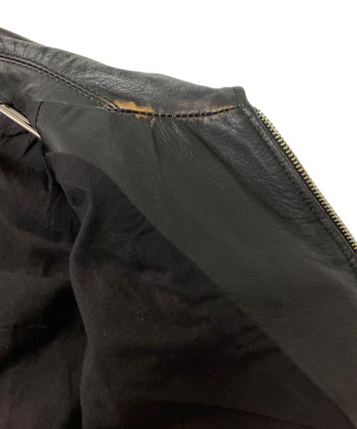 CCU（シーシーユー）CCU (シーシーユー) レザーブルゾン ブラック サイズ:２の古着・服飾アイテム