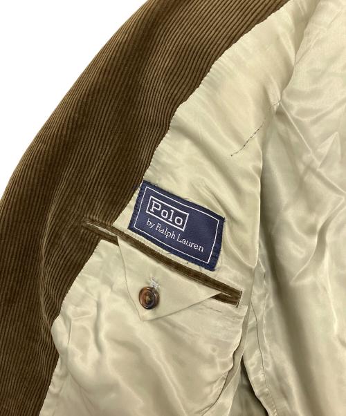POLO RALPH LAUREN（ポロ・ラルフローレン）POLO RALPH LAUREN (ポロ・ラルフローレン) 90s　コーデュロイテーラードジャケット ブラウン サイズ:C96-W84-T180 A7の古着・服飾アイテム