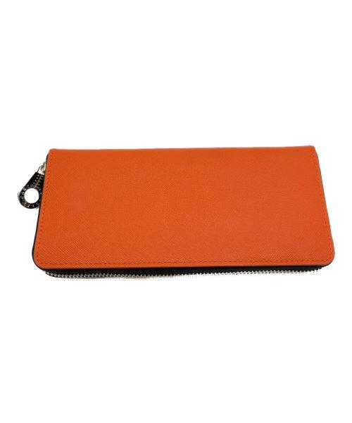 CASTELBAJAC（カステルバジャック）CASTELBAJAC (カステルバジャック) 長財布 オレンジの古着・服飾アイテム