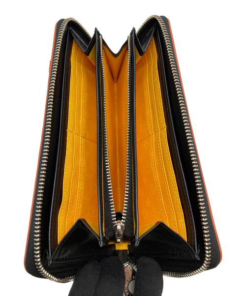 CASTELBAJAC（カステルバジャック）CASTELBAJAC (カステルバジャック) 長財布 オレンジの古着・服飾アイテム