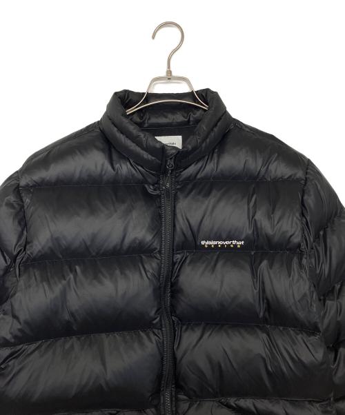 thisisneverthat（ディスイズネバーザット）thisisneverthat (ディスイズネバーザット) SE/SP01-010224　ダウンジャケット ブラック サイズ:Sの古着・服飾アイテム