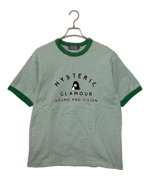 Hysteric Glamour（ヒステリックグラマー）Hysteric Glamour (ヒステリックグラマー) 半袖カットソー グリーン サイズ:Lの古着・服飾アイテム