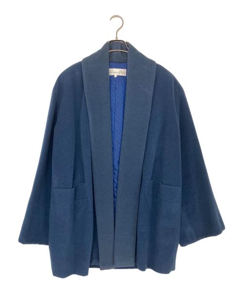 Christian Dior（クリスチャン ディオール）Christian Dior (クリスチャン ディオール) ガウンコート ブルー サイズ:９の古着・服飾アイテム