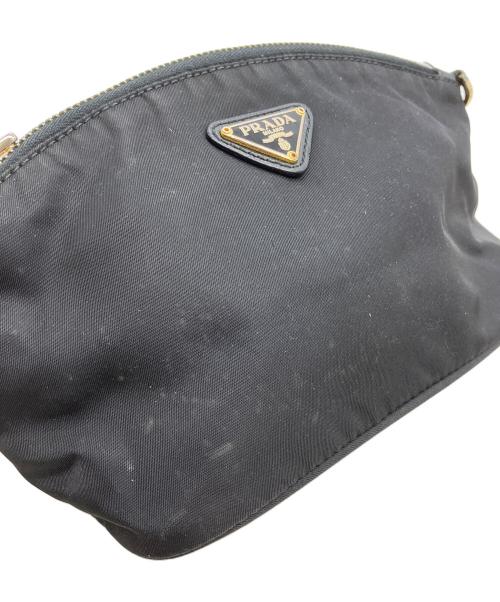 PRADA（プラダ）PRADA (プラダ) ポーチ ブラックの古着・服飾アイテム