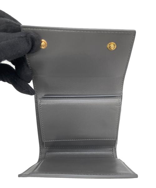 CELINE（セリーヌ）CELINE (セリーヌ) スモールトリフォード　3つ折り財布 グレーの古着・服飾アイテム