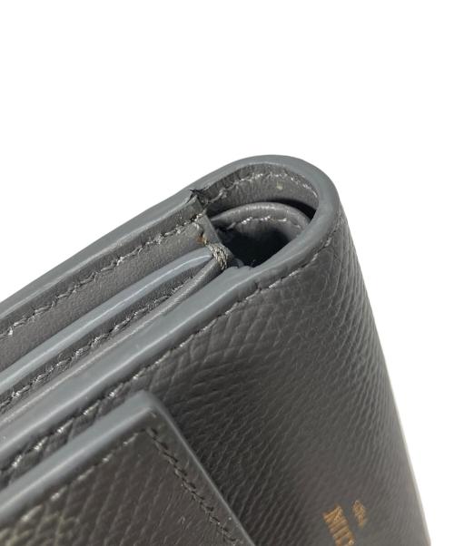 CELINE（セリーヌ）CELINE (セリーヌ) スモールトリフォード　3つ折り財布 グレーの古着・服飾アイテム