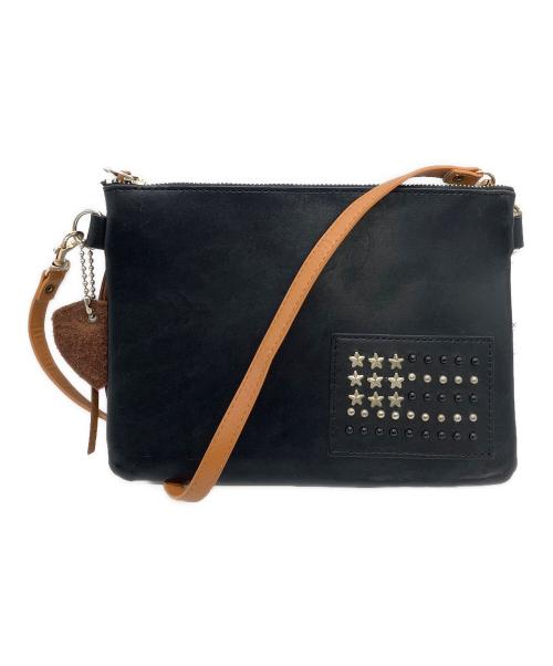 Hollywood Trading Company（ハリウッドトレーディングカンパニー）Hollywood Trading Company (ハリウッドトレーディングカンパニー) ショルダーバッグ ブラックの古着・服飾アイテム