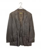 WILD ARMORワイルドアーマー）の古着「レザージャケット」｜ブラウン