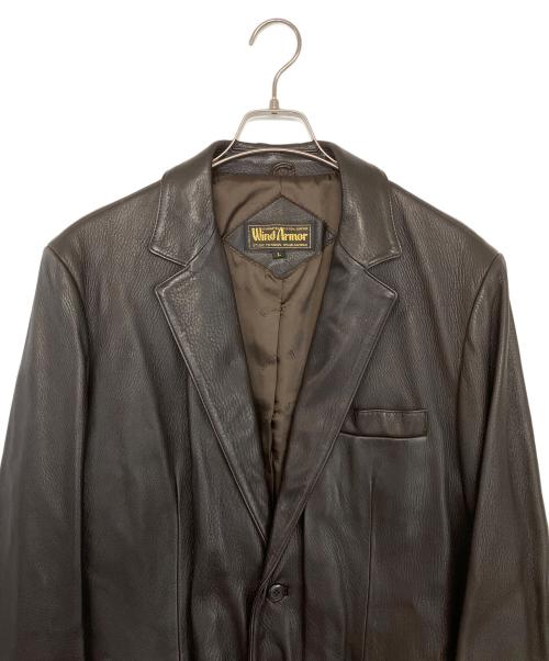 WILD ARMOR（ワイルドアーマー）WILD ARMOR (ワイルドアーマー) レザージャケット ブラウン サイズ:Lの古着・服飾アイテム