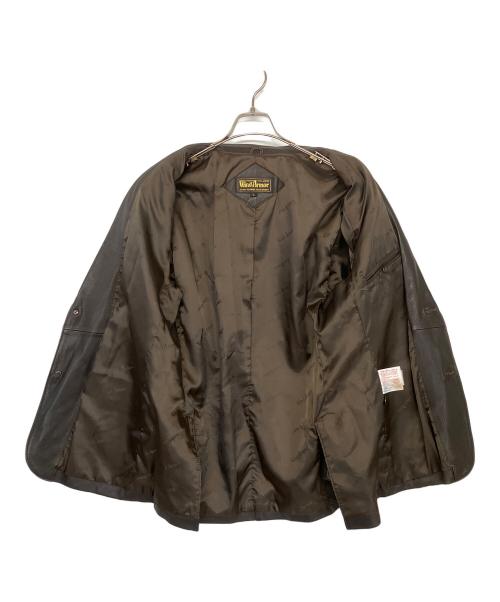 WILD ARMOR（ワイルドアーマー）WILD ARMOR (ワイルドアーマー) レザージャケット ブラウン サイズ:Lの古着・服飾アイテム