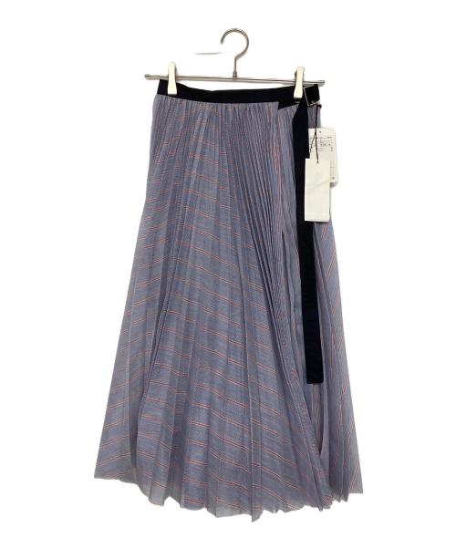 sacai（サカイ）sacai (サカイ) 19-04489　プリーツスカート ラベンダー サイズ:FREE 未使用品の古着・服飾アイテム