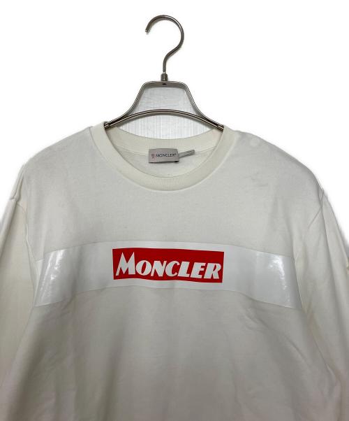 MONCLER（モンクレール）MONCLER (モンクレール) 長袖カットソー ホワイト サイズ:Lの古着・服飾アイテム