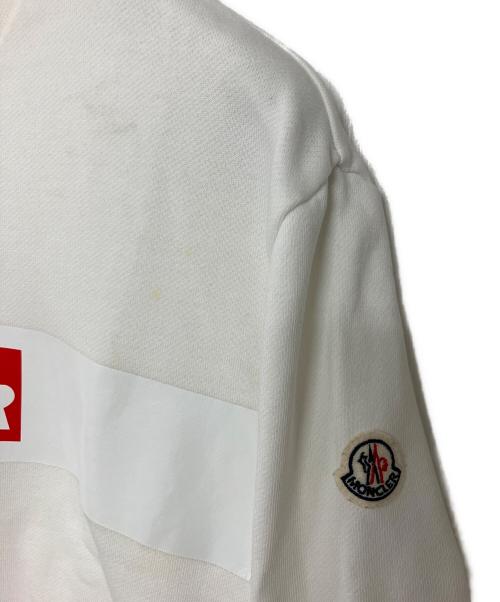 MONCLER（モンクレール）MONCLER (モンクレール) 長袖カットソー ホワイト サイズ:Lの古着・服飾アイテム