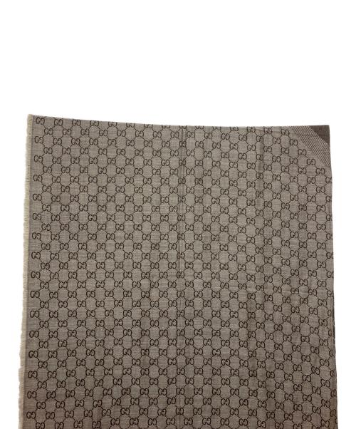 GUCCI（グッチ）GUCCI (グッチ) マフラー ブラウンの古着・服飾アイテム
