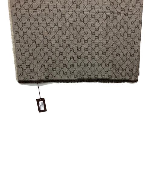 GUCCI（グッチ）GUCCI (グッチ) マフラー ブラウンの古着・服飾アイテム