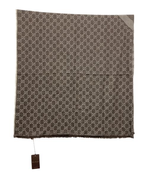 GUCCI（グッチ）GUCCI (グッチ) マフラー ブラウンの古着・服飾アイテム