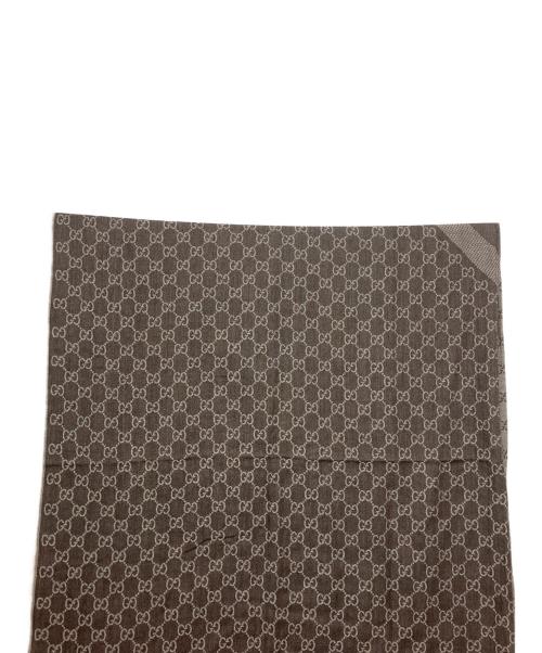 GUCCI（グッチ）GUCCI (グッチ) マフラー ブラウンの古着・服飾アイテム