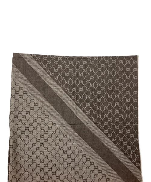 GUCCI（グッチ）GUCCI (グッチ) マフラー ブラウンの古着・服飾アイテム