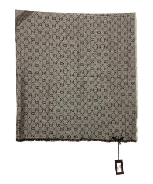 GUCCI（グッチ）GUCCI (グッチ) マフラー ブラウンの古着・服飾アイテム