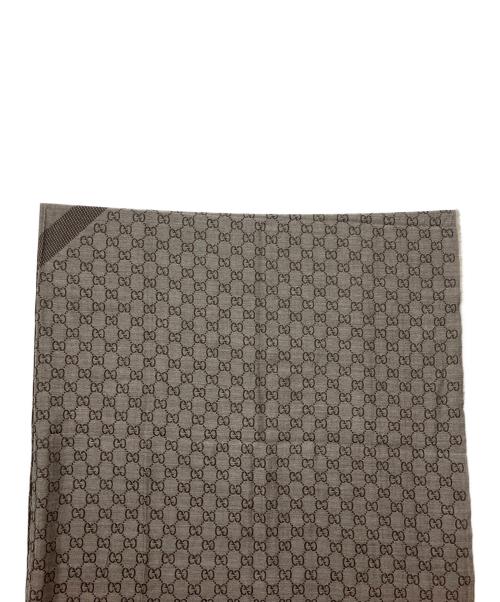 GUCCI（グッチ）GUCCI (グッチ) マフラー ブラウンの古着・服飾アイテム