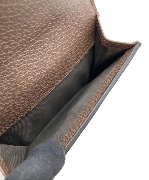 GUCCI（グッチ）GUCCI (グッチ) GGスプリーム　2つ折り財布 ベージュの古着・服飾アイテム