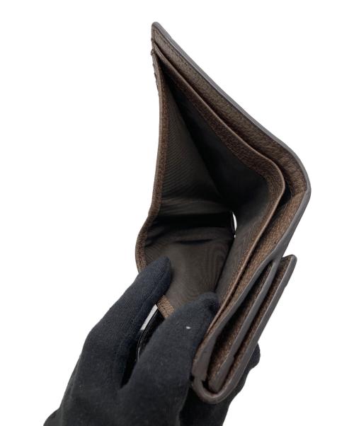 GUCCI（グッチ）GUCCI (グッチ) GGスプリーム　2つ折り財布 ベージュの古着・服飾アイテム