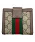 GUCCI (グッチ) GGスプリーム　2つ折り財布 ベージュ：23000円