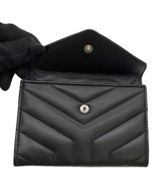 Yves Saint Laurent（イヴサンローラン）Yves Saint Laurent (イヴサンローラン) GUE504668・1010　カードケース ブラックの古着・服飾アイテム