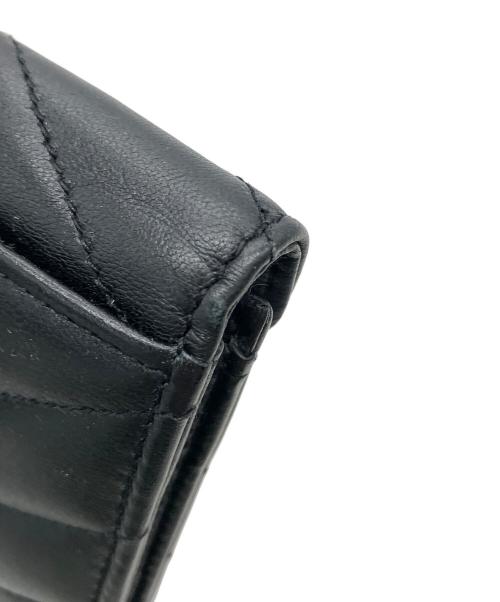 Yves Saint Laurent（イヴサンローラン）Yves Saint Laurent (イヴサンローラン) GUE504668・1010　カードケース ブラックの古着・服飾アイテム