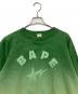 A BATHING APE (ア ベイシング エイプ) グラデーションスウェット グリーン サイズ:M：12000円
