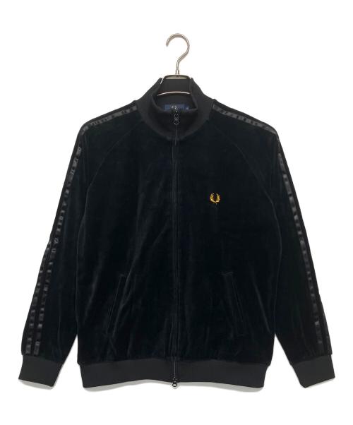 FRED PERRY（フレッドペリー）FRED PERRY (フレッドペリー) トラックジャケット ブラック サイズ:Lの古着・服飾アイテム