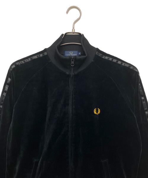 FRED PERRY（フレッドペリー）FRED PERRY (フレッドペリー) トラックジャケット ブラック サイズ:Lの古着・服飾アイテム