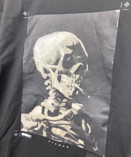 STAMPD（スタンプド）STAMPD (スタンプド) SKELTON LS RELAXED TEE　プリントTシャツ ブラック サイズ:Lの古着・服飾アイテム