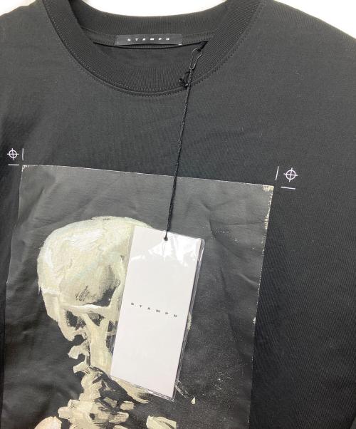 STAMPD（スタンプド）STAMPD (スタンプド) SKELTON LS RELAXED TEE　プリントTシャツ ブラック サイズ:Lの古着・服飾アイテム