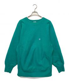 Champion REVERSE WEAVE（チャンピオン リバース ウィーブ）の古着「プルオーバースウェット」｜グリーン