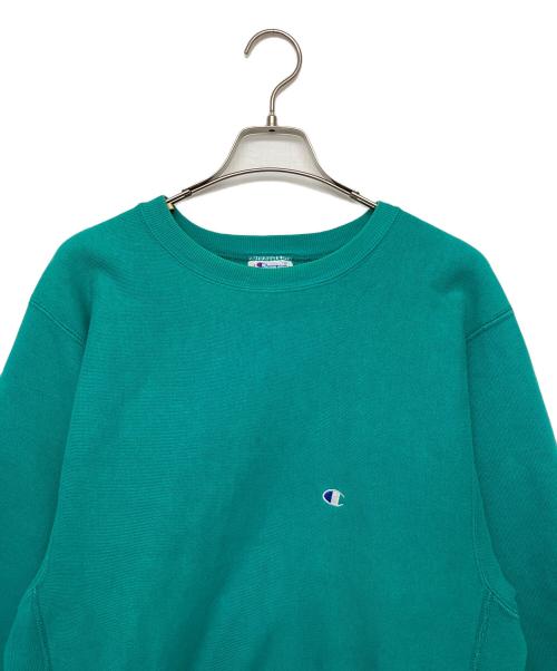 Champion REVERSE WEAVE（チャンピオン リバース ウィーブ）Champion REVERSE WEAVE (チャンピオン リバース ウィーブ) プルオーバースウェット グリーン サイズ:Lの古着・服飾アイテム