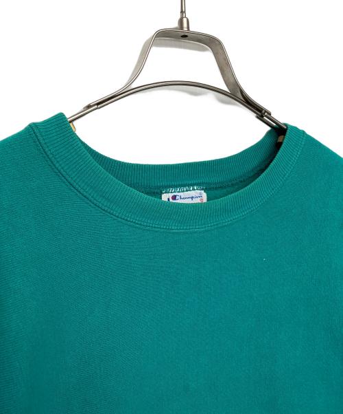 Champion REVERSE WEAVE（チャンピオン リバース ウィーブ）Champion REVERSE WEAVE (チャンピオン リバース ウィーブ) プルオーバースウェット グリーン サイズ:Lの古着・服飾アイテム