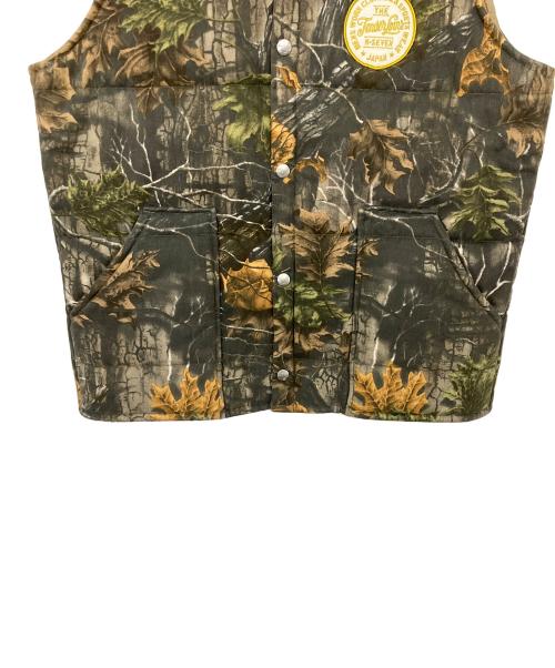 TENDERLOIN（テンダーロイン）TENDERLOIN (テンダーロイン) リアルツリー柄　中綿ベスト グレー サイズ:40の古着・服飾アイテム