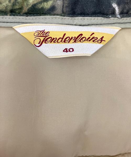 TENDERLOIN（テンダーロイン）TENDERLOIN (テンダーロイン) リアルツリー柄　中綿ベスト グレー サイズ:40の古着・服飾アイテム