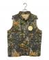 TENDERLOIN（テンダーロイン）の古着「リアルツリー柄　中綿ベスト」｜グレー