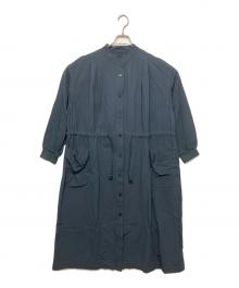 kurashi&trips publishing（クラシアンドトリップス パブリッシング）の古着「長袖シャツワンピース」｜ブラック