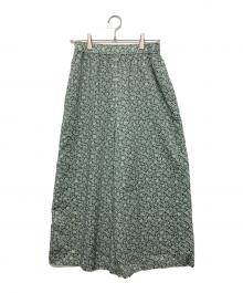 kurashi&trips publishing（クラシアンドトリップス パブリッシング）の古着「ワイドパンツ」｜グリーン