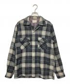 TOWN CRAFTタウンクラフト）の古着「長袖シャツ　50‐60s」｜ブラック