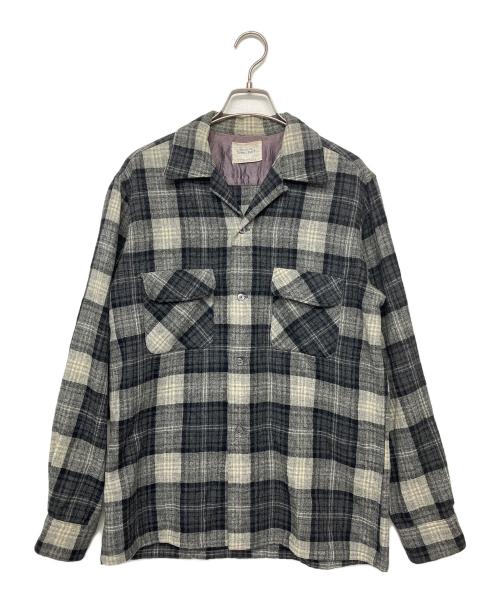 TOWN CRAFT（タウンクラフト）TOWN CRAFT (タウンクラフト) 長袖シャツ　50‐60s ブラック サイズ:Mの古着・服飾アイテム