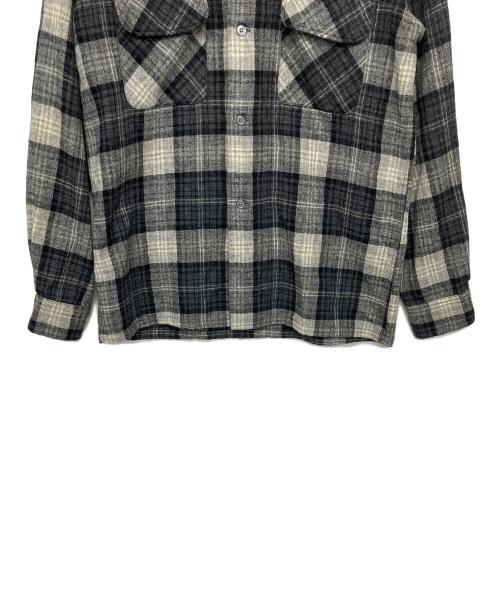 TOWN CRAFT（タウンクラフト）TOWN CRAFT (タウンクラフト) 長袖シャツ　50‐60s ブラック サイズ:Mの古着・服飾アイテム