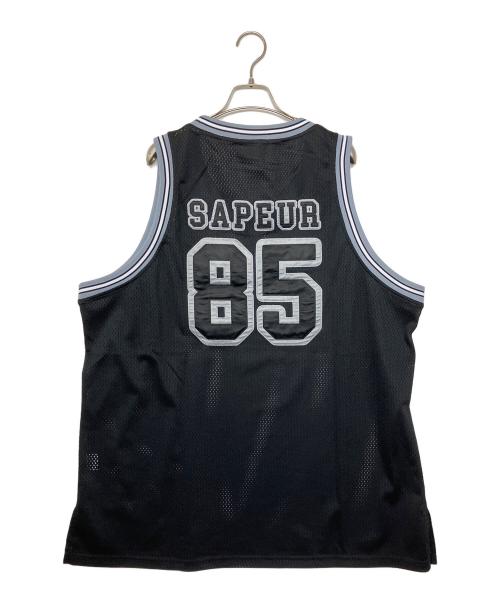 SAPEur（サプール）SAPEur (サプール) BASKET TANK TOP ブラック サイズ:XLの古着・服飾アイテム