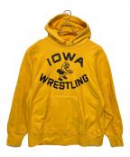 Champion REVERSE WEAVEチャンピオン リバース ウィーブ）の古着「Champion REVERSE WEAVE　プルオーバーパーカー」｜イエロー