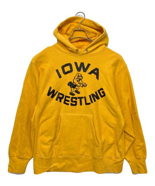 Champion REVERSE WEAVE（チャンピオン リバース ウィーブ）Champion REVERSE WEAVE (チャンピオン リバース ウィーブ) Champion REVERSE WEAVE　プルオーバーパーカー イエロー サイズ:Lの古着・服飾アイテム